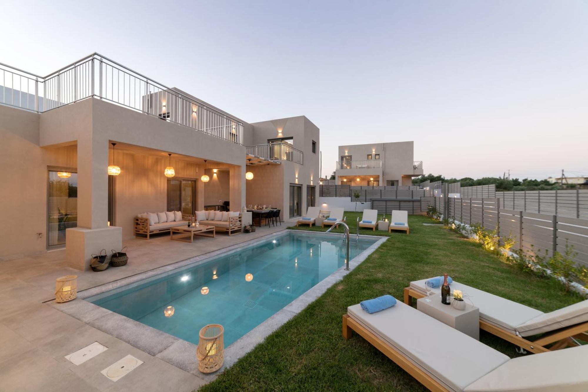 Ks Luxury Heated Pools Villa Georgioupoli